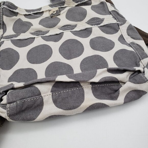 Thirty One Retro Metro Mod Polka Dot Gray Crossbody - Picture 5 of 7